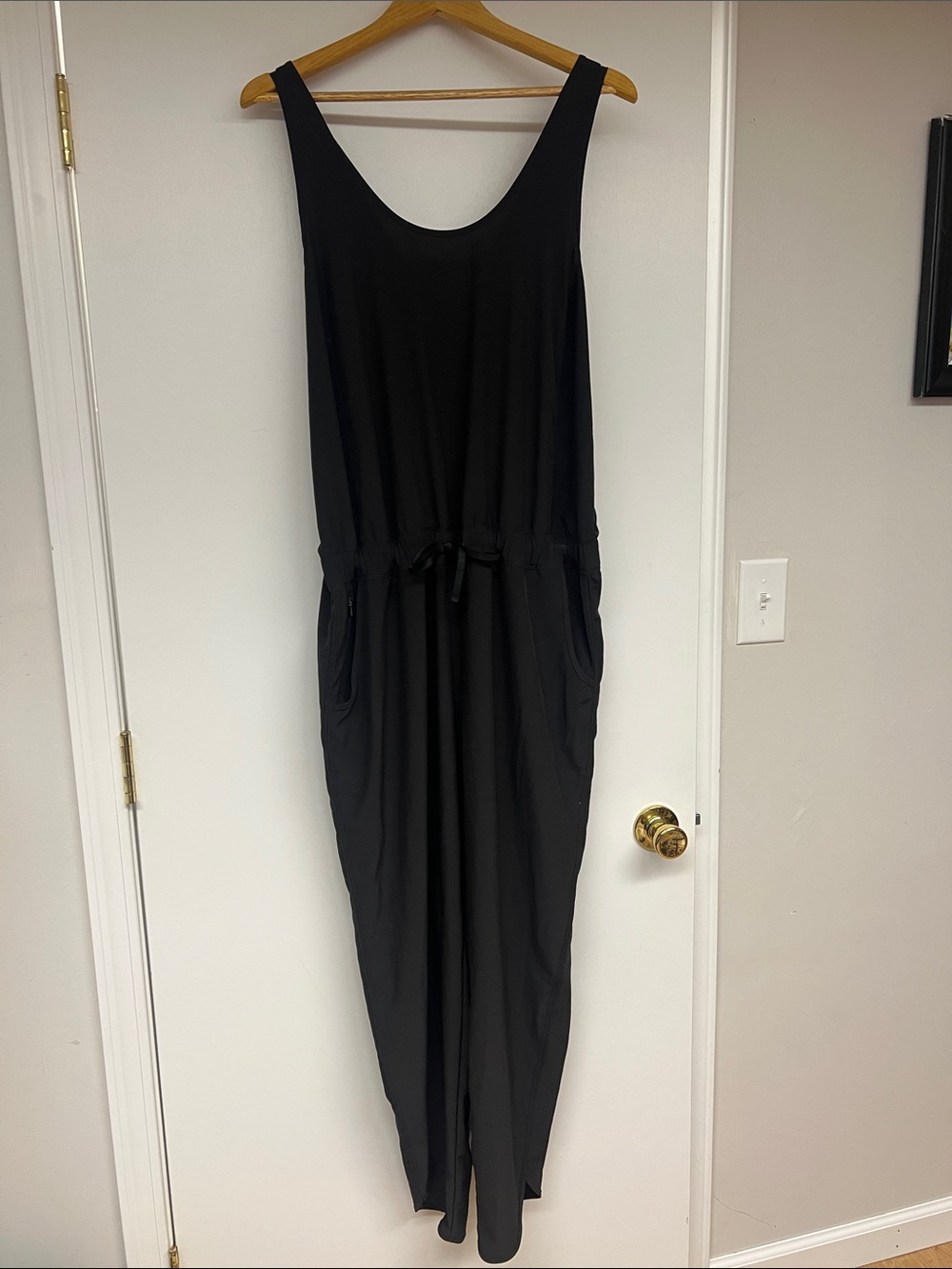 Patagonia Black Sleeveless Jumpsuit